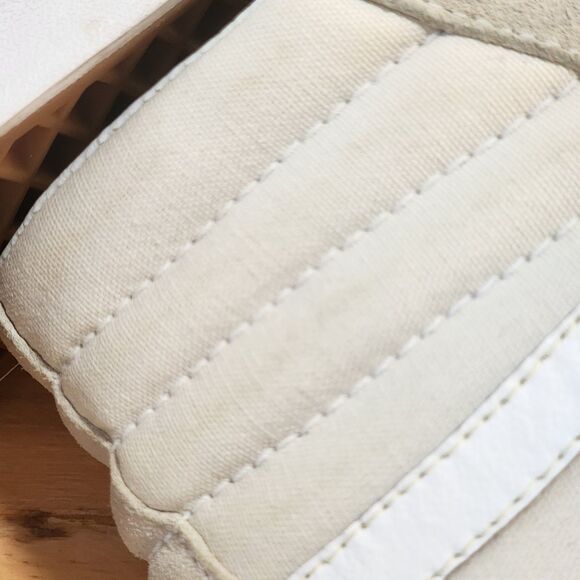 Vans Sk8-Hi Mushroom Beige Suede Canvas Unisex Sneakers W8 M6.5 - Picture 8 of 12